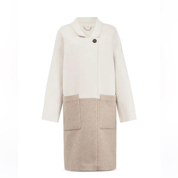 ALL SAINTS Rylee Wool Coat - Picture 2 of 6